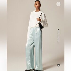 J.Crew cosmo pant in luster charmeuse NWT